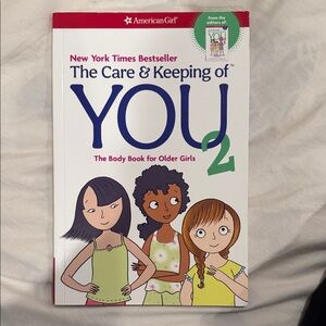 American Girl The Care & Keeping of You 2 Book with Colorful Cover